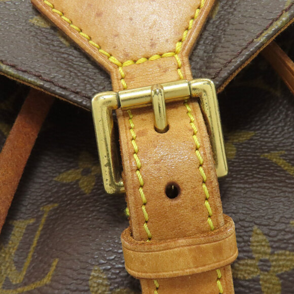 LOUIS VUITTON Authentic Brown Monogram Canvas Backpack main image 5